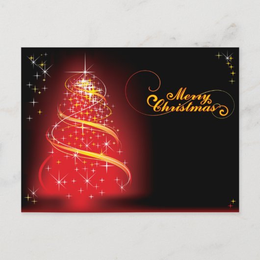 Frohe Weihnachts-Postkarte Feiertagspostkarte (Vorderseite)