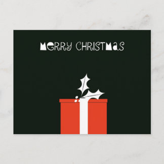 Frohe Weihnachts-Postkarte Feiertagspostkarte