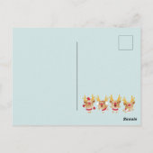 Frohe Weihnachts-Postkarte Postkarte (Rückseite)