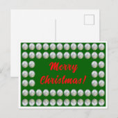 Frohe Weihnachts-Postkarte Postkarte (Vorne/Hinten)