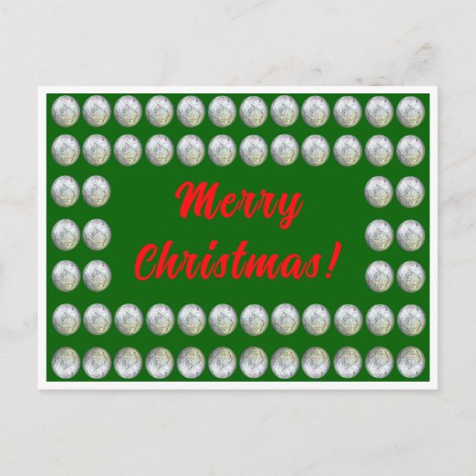 Frohe Weihnachts-Postkarte Postkarte (Vorderseite)