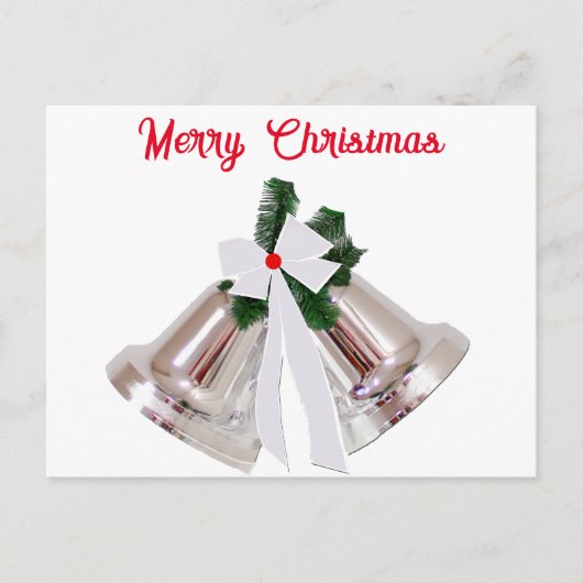 Frohe Weihnachts-Postkarte Postkarte (Vorderseite)