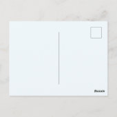 Frohe Weihnachts-Postkarte Postkarte (Rückseite)