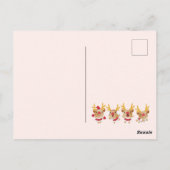 Frohe Weihnachts-Postkarte Postkarte (Rückseite)