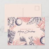 Frohe Weihnachts-Postkarte Postkarte (Vorne/Hinten)