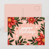 Frohe Weihnachts-Postkarte Postkarte (Vorne/Hinten)
