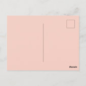 Frohe Weihnachts-Postkarte Postkarte (Rückseite)