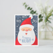 Frohe Weihnachts-Postkarte Postkarte (Stehend Vorderseite)