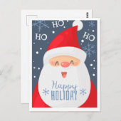 Frohe Weihnachts-Postkarte Postkarte (Vorne/Hinten)