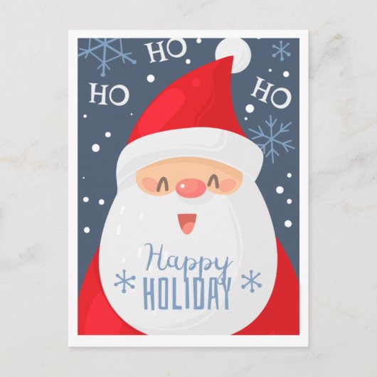 Frohe Weihnachts-Postkarte Postkarte (Vorderseite)