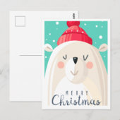 Frohe Weihnachts-Postkarte Postkarte (Vorne/Hinten)