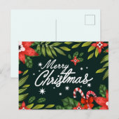 Frohe Weihnachts-Postkarte Postkarte (Vorne/Hinten)