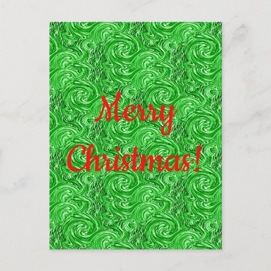 Frohe Weihnachts-Postkarte Postkarte (Vorderseite)