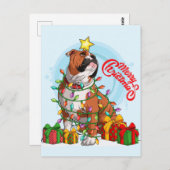 Frohe Weihnachts-Postkarte Postkarte (Vorne/Hinten)