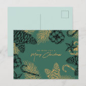 Frohe Weihnachts-Postkarte Postkarte (Vorne/Hinten)