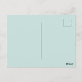 Frohe Weihnachts-Postkarte Postkarte (Rückseite)