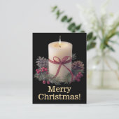 Frohe Weihnachts-Postkarten Postkarte (Stehend Vorderseite)