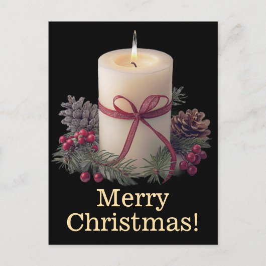 Frohe Weihnachts-Postkarten Postkarte (Vorderseite)