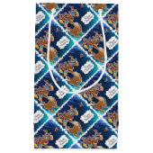 Frohe Weihnachts-Prancing-Rentier Kleine Geschenktüte (Vorderseite)