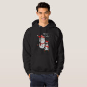 Frohe Weihnachts Print Hoodie (Vorne ganz)