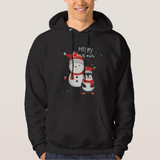 Frohe Weihnachts Print Hoodie