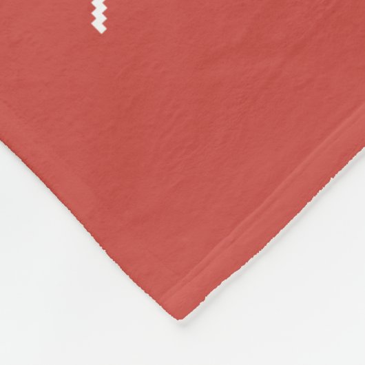 Frohe Weihnachts-Pullover-Herzschlag Fleecedecke (Ecke)