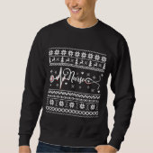 Frohe Weihnachts-Pullover-Krankenschwester Herzsch Sweatshirt (Vorderseite)