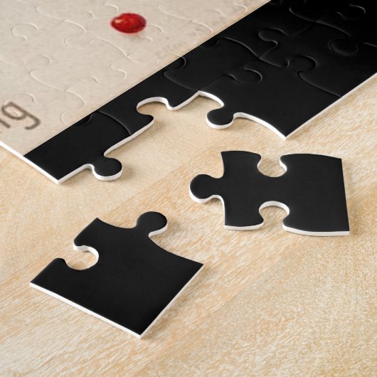 Frohe Weihnachts-Puzzle-Design Puzzle (Seite)