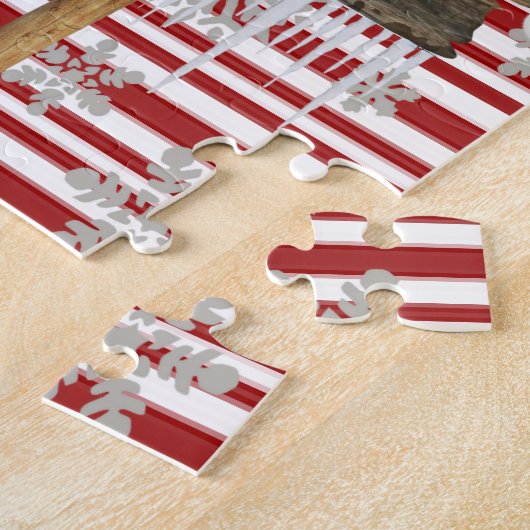 Frohe Weihnachts Puzzle Elf (Seite)