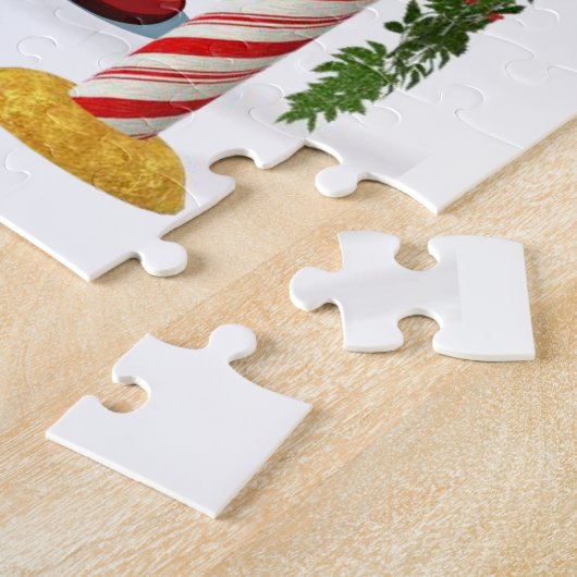 Frohe Weihnachts Puzzle Santa (Seite)