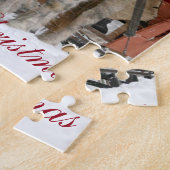 Frohe Weihnachts-Puzzle-Spiel Puzzle (Seite)