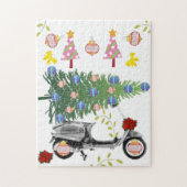 Frohe Weihnachts-Puzzle Weihnachten Retro Puzzle (Vertikal)