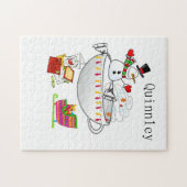 Frohe Weihnachts-Puzzle Weihnachten Snowman Puzzle (Horizontal)