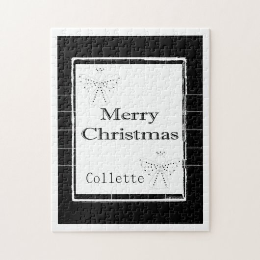 Frohe Weihnachts-Puzzle Weihnachten Weihnachtsspie Puzzle (Vertikal)