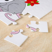 Frohe Weihnachts-Puzzle Weihnachts-Opossum Puzzle (Seite)