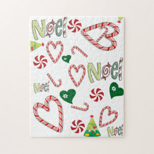 Frohe Weihnachts-Puzzle Weihnachts-Weihnachten Puzzle