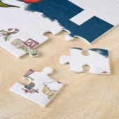 Frohe Weihnachts-Puzzle Weihnachtself, ABC'S Puzzle (Seite)