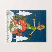 Frohe Weihnachts-Puzzle Weihnachtself, ABC'S Puzzle (Horizontal)