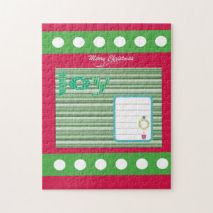 Frohe Weihnachts-Puzzle Weihnachtsfreuden Puzzle