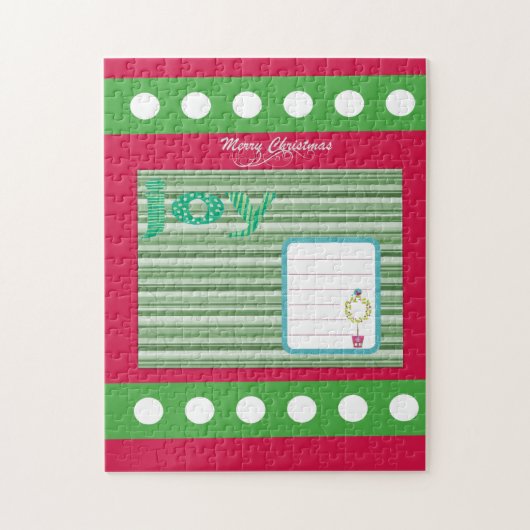 Frohe Weihnachts-Puzzle Weihnachtsfreuden Puzzle (Vertikal)