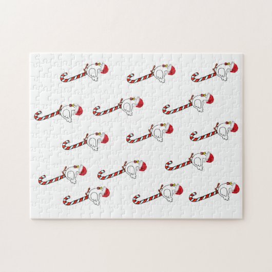 Frohe Weihnachts-Puzzle Weihnachtsgeburten Puzzle (Horizontal)