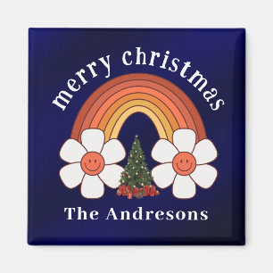 Frohe Weihnachts Rainbow Personalisiert Magnet