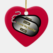 Frohe Weihnachts-Ranger Ornament (Hinten)