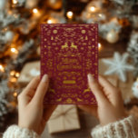 Frohe Weihnachts Red & Gold Classic Folien Feiertagskarte<br><div class="desc">Schicken Sie einen zeitlosen Weihnachtsgruß mit dieser schönen roten und goldenen Urlaubskarte. Mit eleganten goldenen Akzenten auf einem roten Hintergrund fügt diese Karte Ihren Urlaubswünsche eine Touch von Luxus und Eleganz hinzu. Ideal für Familien, Freunde oder Geschäftsleute, ist es eine festliche Möglichkeit, Freude und Wärme in dieser Urlaubssaison zu vermitteln....</div>