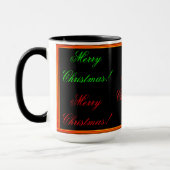 Frohe Weihnachts Red Gold Tasse (Links)