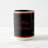 Frohe Weihnachts Red Gold Tasse (Zentrum)
