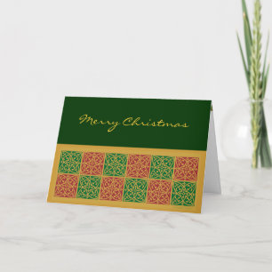 Frohe Weihnachts Red Green Custom Cards Feiertagskarte