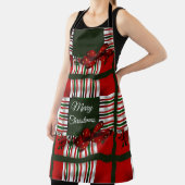 Frohe Weihnachts Red Green Kariert Schürze (InSitu)