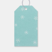 Frohe Weihnachts Red Nosed Reindeer Geschenktasten Geschenkanhänger (Rückseite)