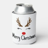 Frohe Weihnachts Reindeer Dosenkühler (Kanne Vorderseite)
